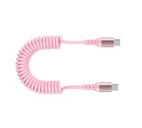 Weqspj Expandable Type C Charging Cable Male to Male USB Connectors Wire Power Supply Cord 6Amp Quick Charging Type Data Cord