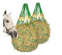 Weqspj Horse Hay Feeders Storage Large Capacity Bag for Big Animal Goat Alpacas Web Carry Reduce Waste Feeding Bag
