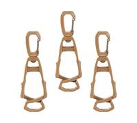 Weqspj Pack of 3 Glove Holders Teeth Construction Worker Gloves Clip Texture for Belts Work Organizing Gloves Clip for Construction