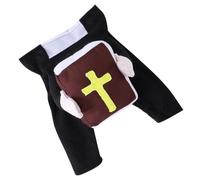 Weqspj Pet Halloween Costume Polyester Fabric Fun Stand for Small Dog Cats Party Apparel Comfortable Pet Biblical Attire