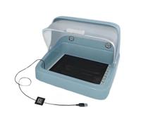 Weqspj Professional Poultry Breeding Box with Thermal Insulation Visible Monitorings & Secure Environment for Bird Incubation Bird Brooder