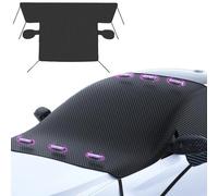 WEQTYSAB Car Windscreen Cover Sunshades, for Peugeot Partner/Peugeot Expert Windscreen Cover Snow Protector Heavy Duty Ultra Thick Protective Windscreen Cover UV Protective