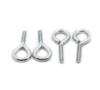WEQYFDC Eye Bolts 1/5/10Pcs M4 M5 M6 M8 M10 Zinc Plated Steel Eye Screw Bolt Ring Hook/Hanging(60mm,M8 1pc)
