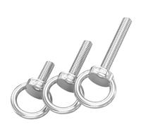 WEQYFDC Eye Bolts 1PCS Stainless Steel Lifting Eye Screw Bolts M4 M5 M6 M8 M10 M12 M14 M16 M20 M24(M10x50mm)