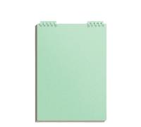 WEQYFDC Notepad 2Set 120 Page Thick Notebook - Spiral Binding, PP Cover With Lines And Grid Pages, Suitable For Students And Professionals(Green)