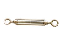 WEQYFDC Turnbuckle 1pc M4/M5/M6/M8 Turnbuckle Bolt Hook Rigging Eye Screw Wire Rope Tensioning Tightener Tight Connector(M4,O to O)