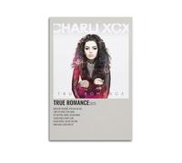 WEQYWEY Charli Xcx_true Romance Posters Wall Art Canvas Vintage Music And Movies Aesthetic Poster Decorative Painting Living Room Bed Room Decor08x12inch(20x30cm) Unframe-style