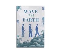 WEQYWEY Wave To Earth Posters Wall Art Canvas Vintage Music And Movies Aesthetic Poster Decorative Painting Living Room Bed Room Decor08x12inch(20x30cm) Unframe-style