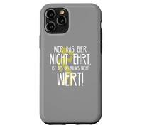 Wer das Bier nicht ehrt Delirium Funny German Beer Phrase Case for iPhone 11 Pro