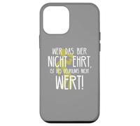 Wer das Bier nicht ehrt Delirium Funny German Beer Phrase Case for iPhone 12 mini