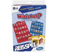 Hasbro Gaming Who is that? Travel Edition, Classic Guessing Game, Portable Game for 2 Players, Travel Game for Kids (Dutch Version)