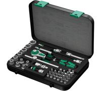 Wera 003535 Zyklop SA4 Socket Set 1/4-inch Drive (41 Pieces) - Imperial
