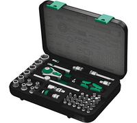 Wera 41 Piece 1/4" Zyklop Speed 8100 SA4 Imperial Socket, Ratchet Bit Set,003535