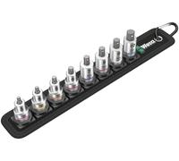 Wera 003971 8740 B 2 3/8" Drive Zyklop 8 Piece Hex-Plus Bit Socket Set 3-10mm