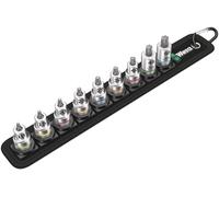 Wera Belt B 3 TORX® HF Zyklop holding function bit socket set, 3/8" drive, 9pc, 05003972001 , Black