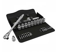Wera 004078 29pce 1/2"Dr 8100 SC8 Slim Zyklop Switch Ratchet & Metric Socket Set