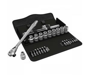 Wera 004078 29pce 1/2"Dr 8100 SC8 Slim Zyklop Switch Ratchet & Metric Socket Set