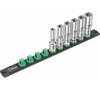 Wera 005470 1/2" Drive Magnetic Socket Rail C Deep 1 Metric 10-19mm Socket Set