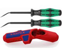 Wera 008100 Actuation Tools For Terminal Blocks & Knipex 16 95 01 Wire Stripper