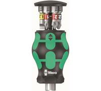 Wera 008874 Kraftform 'Stubby 2' Pz,Ph,Slot Magnetic 1/4" Bit Holder Screwdriver