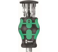 Wera 008878 Kraftform 'Stubby 5' Ph,Slot,Sq Magnetic 1/4" Bit Holder Screwdriver