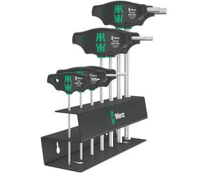 Wera 023453 7 Piece Hexagon T Handle Screwdriver Set Hold Function 2.5-10mm
