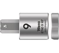 Wera 8740 B HF Zyklop 3/8" Drive Hexagon Socket Bit Metric 3/8" 9mm