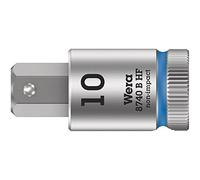 Wera 05003043001 8740 B Holding Function Zyklop In-Hex Bit-Socket, Blue, 3/8-Inch, 0 x 38.5 mm