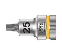 Wera 05003062001 8767 B Holding Function Torx Zyklop Bit-Socket, Yellow, 3/8-Inch, TX 25 x 35 mm