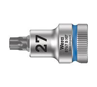 Wera 05003064001 8767 B Holding Function Torx Zyklop Bit-Socket, Blue, 3/8-Inch, TX 27 x 35 mm