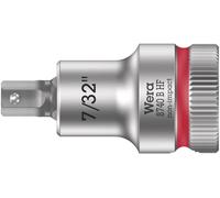 Wera 05003087001 8740 B Holding Function Zyklop In-Hex Bit-Socket, Red, 3/8-Inc
