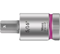 Wera 05003091001 8740 B HF Zyklop bit socket with holding function, 3/8" drive, 5/16" x 38.5 mm