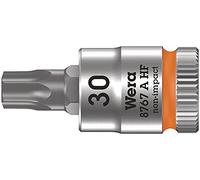 Wera 05003360001 8767 A HF Torx Bit Socket 1/4 Inch with Retaining Function, Blue, 05003369001