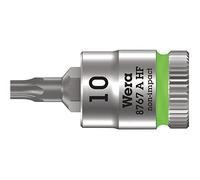 Wera 05003360001 8767 A HF Torx Bit Socket 1/4 Inch with Retaining Function, Green, 05003362001