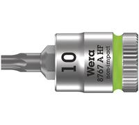 Wera 8767 A HF Zyklop 1/4" Drive Torx Socket Bit 1/4" T10