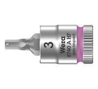 Wera 05003365001 8767 A HF TORX® Zyklop bit socket with holding function, 1/4" drive, TX 25 x 28 mm
