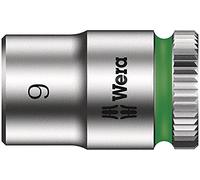 Wera 05003508001 9 mm 8790 HMA Zyklop Socket with Hexagon Drive - Silver