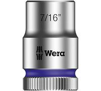 Wera 05003573001 7/16-Inch 8790 HMB Zyklop Socket with Hexagon Drive - Silver