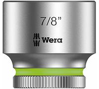 Wera Socket 8790 HMB Zyklop - 7/8 in, 3/8 in Drive, Hexagon - Silver