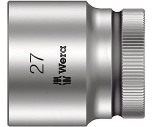 Wera 05003615001 27 mm 8790 HMC Zyklop Socket with Hexagon Drive - Silver