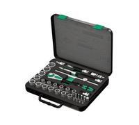 Wera 05003645001 8100 Sc 2 Zyklop Speed Ratchet & Socket Set Of 37 Metric 1/2In Drive Wer003645