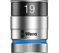 Wera 05003739001 8790 HMC HF Zyklop socket with 1/2" drive with holding function, 19 x 37 mm