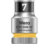 Wera 05003741001 890 HMB Holding Function Zyklop Socket, Yellow, 3/8-Inch, 7 x 29 mm