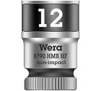 Wera 05003746001 8790 HMB Holding Function Zyklop Socket, Black, 3/8-Inch, 12 x 29 mm