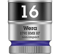 Wera 05003750001 8790 HMB Holding Function Zyklop Socket, Violet, 3/8-Inch, 16 x 29 mm