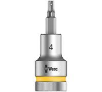 Wera 05003820001 8740 4 x 60 mm 1/2-Inch Drive SW C HF Zyklop in-Hex Socket with Hex-Plus High Torque Fastener Holding Function