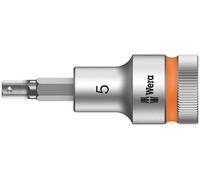 Wera 05003821001 8740 C HF Zyklop bit socket with 1/2" drive with holding function, 5 x 60 mm