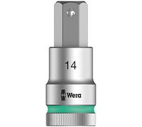 Wera 05003827001 8740 14 x 60 mm 1/2-Inch Drive SW C HF Zyklop in-Hex Socket with Hex-Plus High Torque Fastener Holding Function