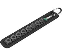 Wera 003890 Twist Lock Holding 1/4" Drive Empty 8 Piece Textile Socket Rail