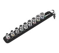 Wera 05003970001 Belt B 1 Zyklop In-Hex Holding Function Bit-Socket set, Black, 3/8-Inch